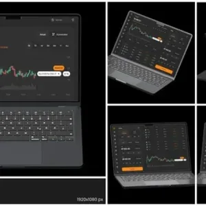3D Laptop Mockup After Effects Template 3D Laptop Mockup After Effects Template
