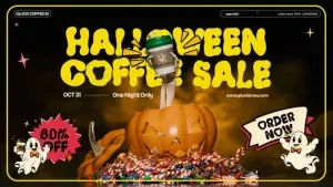 Halloween Coffee Sale After Effects Template Halloween Coffee Sale After Effects Template