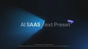 قالب نص متحرك AI لأفتر إفكت
