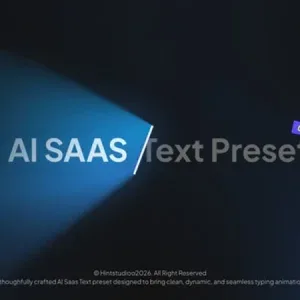 قالب نص متحرك AI لأفتر إفكت قالب نص متحرك AI لأفتر إفكت