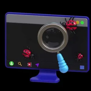 3D Ladybug Debugging Stock Footage 3D Ladybug Debugging Stock Footage