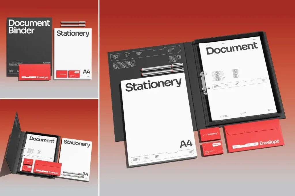 Stationery Branding Photoshop Mockup