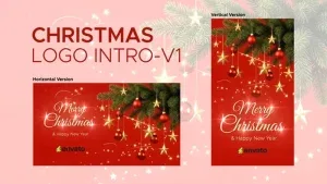 Christmas Logo Intro After Effects Template Christmas Logo Intro After Effects Template
