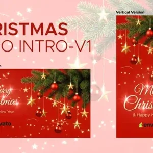 Christmas Logo Intro After Effects Template Christmas Logo Intro After Effects Template