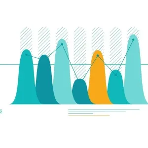 Animated Flat Data Chart with Bar, Wave and Line Graphs Stock Footage Animated Flat Data Chart with Bar, Wave and Line Graphs Stock Footage