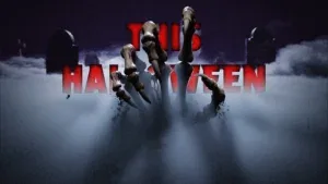 Skeleton Hand and Flaming Claw Horror Logo Reveal After Effects Template
