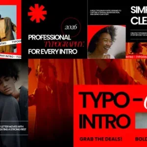 Dynamic Kinetic Typography Intro – After Effects Template Dynamic Kinetic Typography Intro – After Effects Template