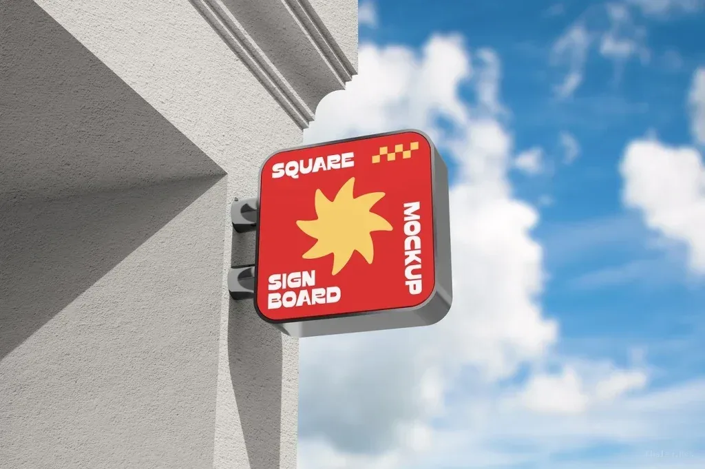 signboard Photoshop Mockup