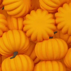 3D Pumpkins Falling Stock Footage 3D Pumpkins Falling Stock Footage