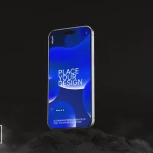 3D Smartphone on Rock with Smoke After Effects Template 3D Smartphone on Rock with Smoke After Effects Template