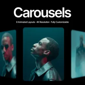 Animated 3D Carousels Premiere Pro Template Animated 3D Carousels Premiere Pro Template
