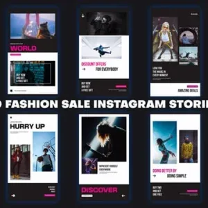 Fashion Sale Instagram Stories Premiere Pro Template Fashion Sale Instagram Stories Premiere Pro Template