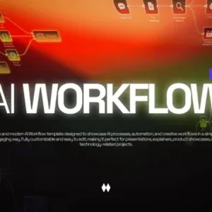AI Workflow Process Visualization After Effects Template AI Workflow Process Visualization After Effects Template