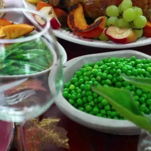 Thanksgiving Table with Turkey Stock Footage Thanksgiving Table with Turkey Stock Footage
