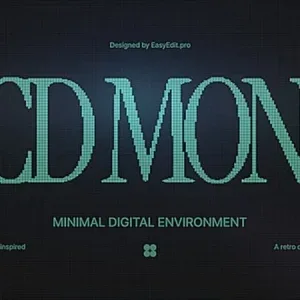 LCD glitch typography presets Premiere Pro Template LCD glitch typography presets Premiere Pro Template