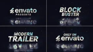 Cinematic Action Trailer Text After Effects Template