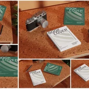 Spiral Notebook Cover Cork After Effects Template Spiral Notebook Cover Cork After Effects Template