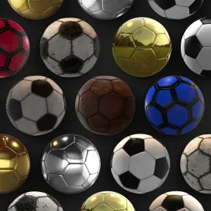 Rotating Soccer Balls with Various Motion Graphics Rotating Soccer Balls with Various Motion Graphics