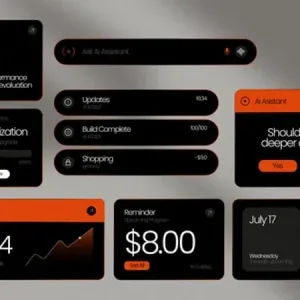 AI Assistant Dashboard UI After Effects Template AI Assistant Dashboard UI After Effects Template