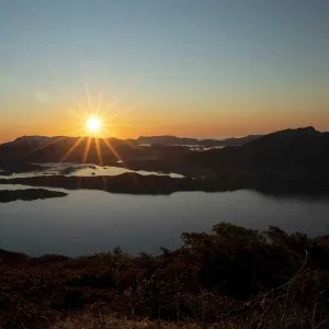 Norway Lake Sunset Timelapse Stock Footage Norway Lake Sunset Timelapse Stock Footage