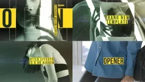 Geometric Rhythmic Opener After Effects Template