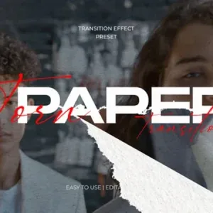Torn Paper Transitions After Effects Template Torn Paper Transitions After Effects Template