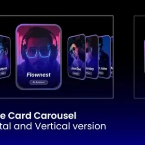 Glassmorphism Profile Card After Effects Template Glassmorphism Profile Card After Effects Template