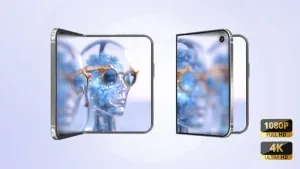 3D Foldable Phone and Tablet Duo After Effects Template