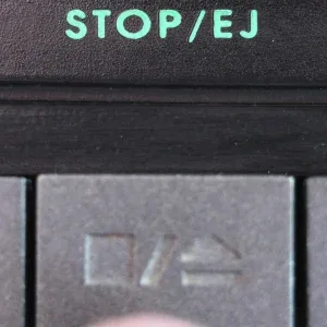 Stop/Eject and Play/Pause Buttons Stock Footage Stop/Eject and Play/Pause Buttons Stock Footage