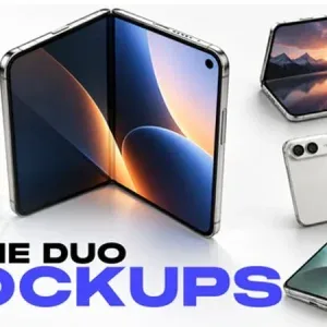 3D Foldable Phone Mockup Premiere Pro Template 3D Foldable Phone Mockup Premiere Pro Template