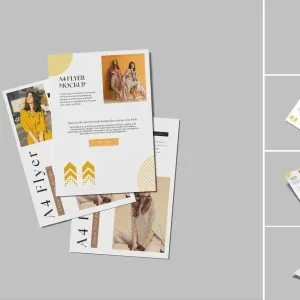 flyer branding presentation Photoshop Mockup flyer branding presentation Photoshop Mockup