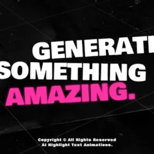 AI Highlight Text Animations Premiere Pro Template AI Highlight Text Animations Premiere Pro Template