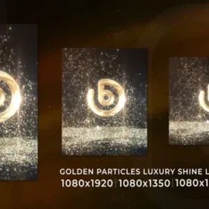 Golden Particles Luxury Logo After Effects Template Golden Particles Luxury Logo After Effects Template