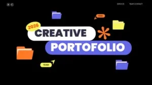 Creative portfolio presentation After Effects Template