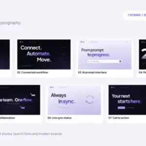 Modern SaaS kinetic typography Premiere Pro Template Modern SaaS kinetic typography Premiere Pro Template