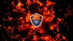 Fire Glitch Logo Reveal After Effects Template