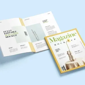 magazine Photoshop Mockup magazine Photoshop Mockup