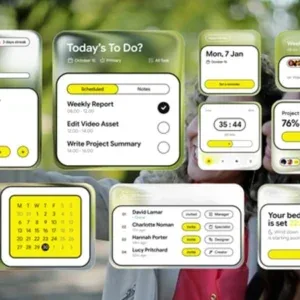 Glassmorphism Productivity After Effects Template Glassmorphism Productivity After Effects Template