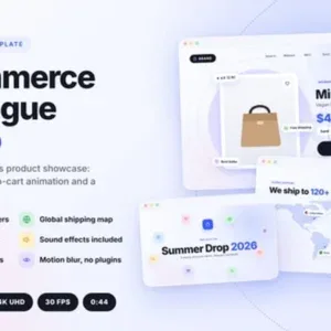 پروژه افتر افکت پروموی کاتالوگ فروشگاهی پروژه افتر افکت پروموی کاتالوگ فروشگاهی