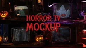 Vintage Horror TV Scene After Effects Template Vintage Horror TV Scene After Effects Template
