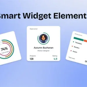Animated Smart UI Widgets After Effects Template Animated Smart UI Widgets After Effects Template