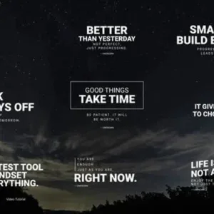 Kinetic Quotes Text Animation After Effects Template Kinetic Quotes Text Animation After Effects Template