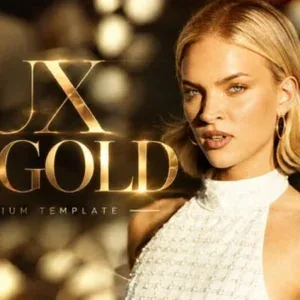 Golden Hexagonal Pillars After Effects Template Golden Hexagonal Pillars After Effects Template