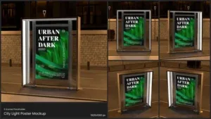 City Light Poster Urban Night After Effects Template