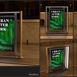 City Light Poster Urban Night After Effects Template City Light Poster Urban Night After Effects Template