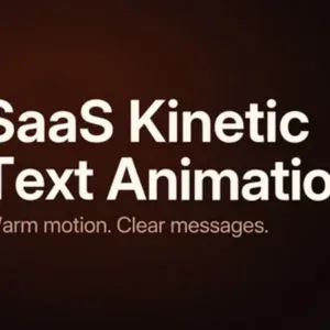 SaaS Kinetic Text Animation After Effects Template SaaS Kinetic Text Animation After Effects Template